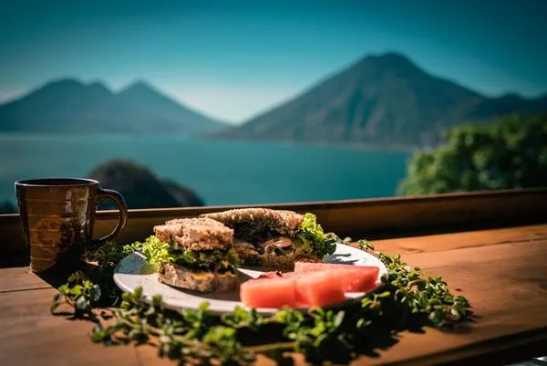 Local food at Lake Atitlán